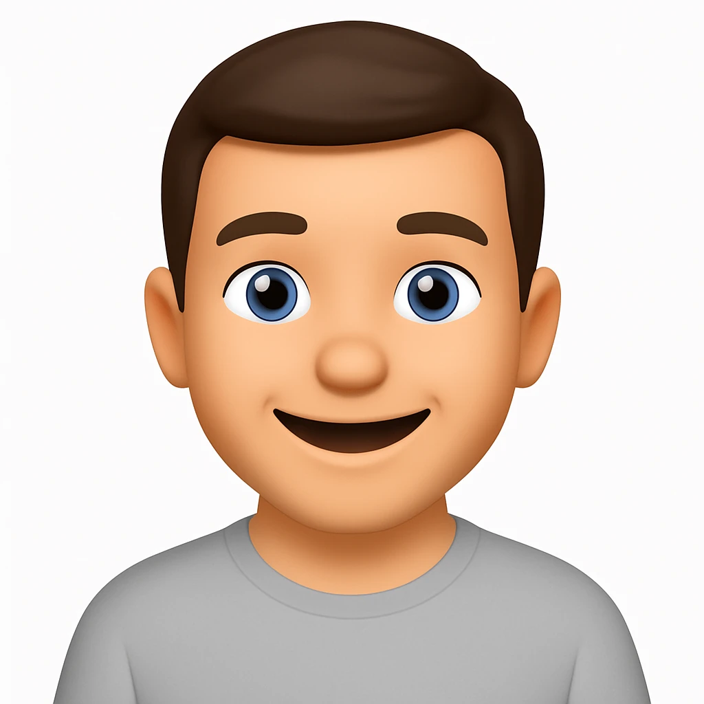 in this ios emojis style make emoji of this person emoji