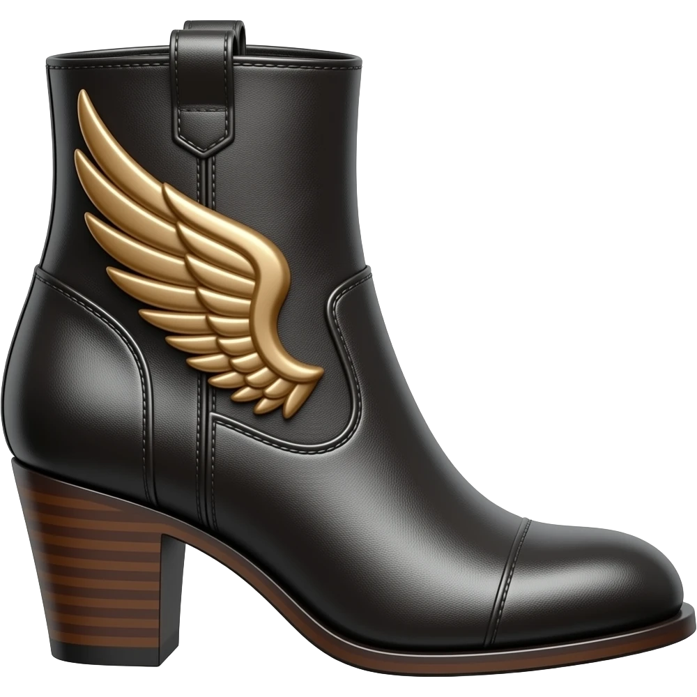 winged boot for finesse -  no background copy/paste emoji