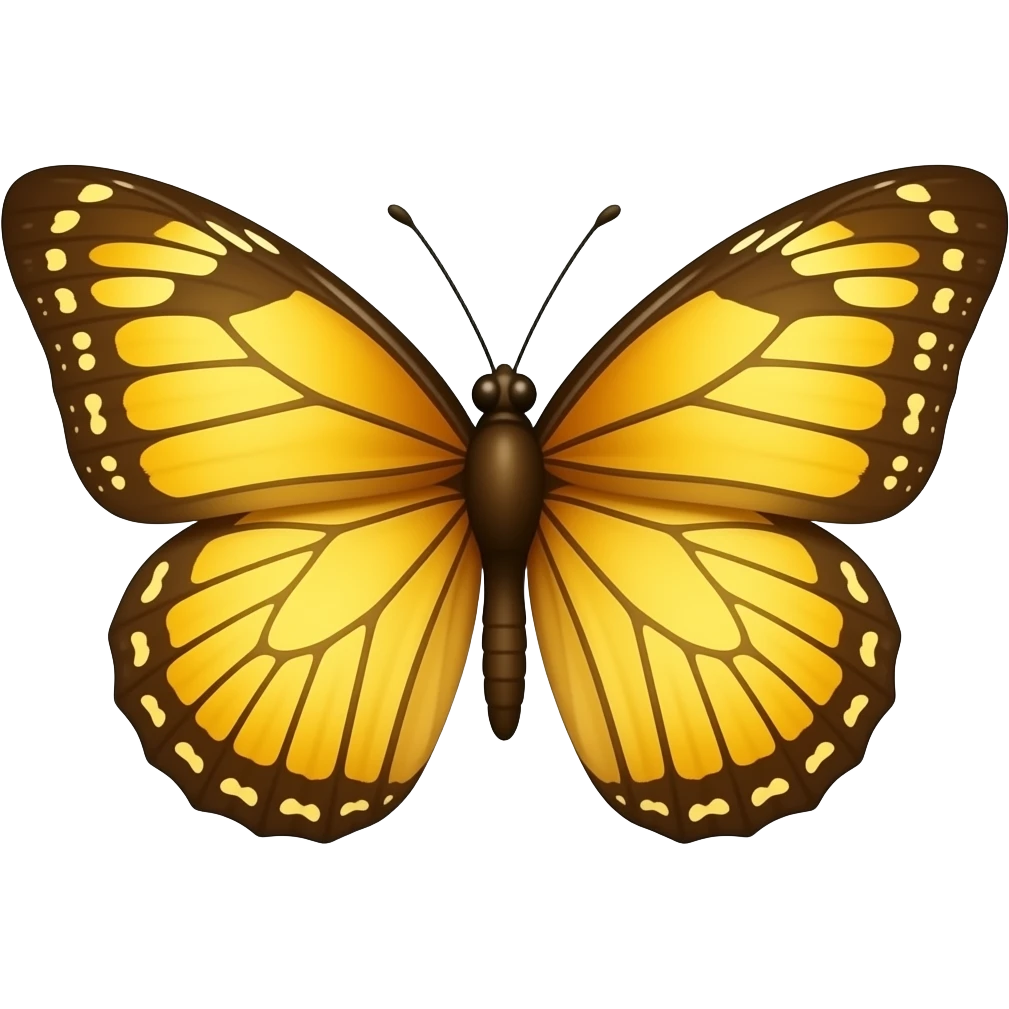 Yellow Butterfly emoji