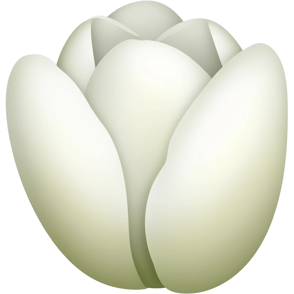 White tulip emoji