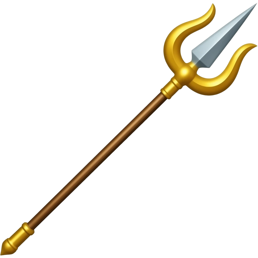 Spear emoji similar to that of lord Murugan emoji