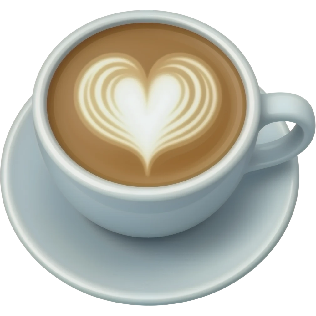Cappuccino herz emoji