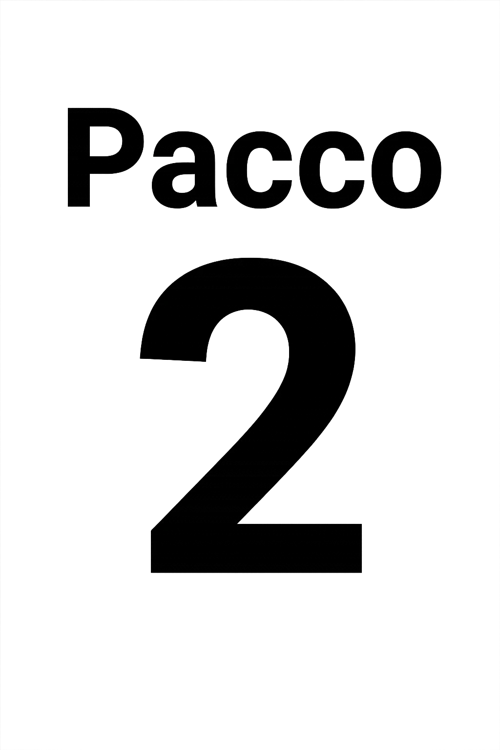 Pacco con numero 2 emoji