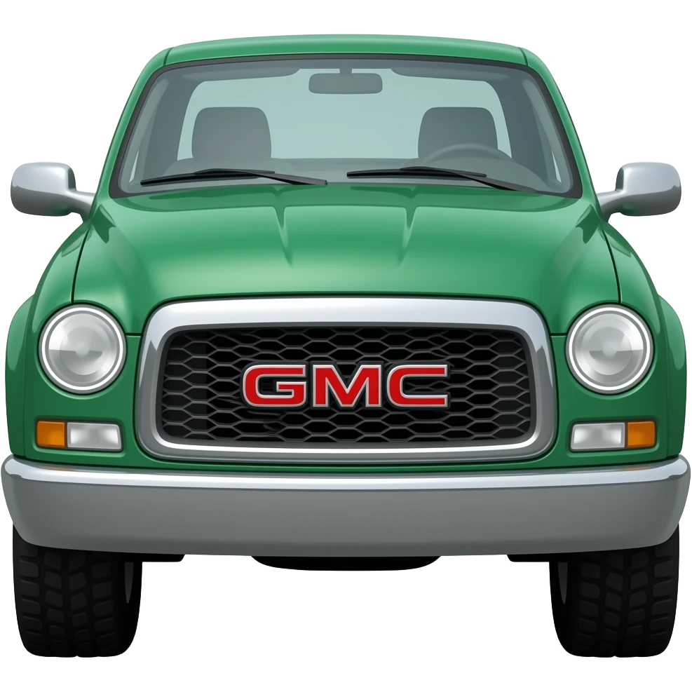 green GMC Truck emoji