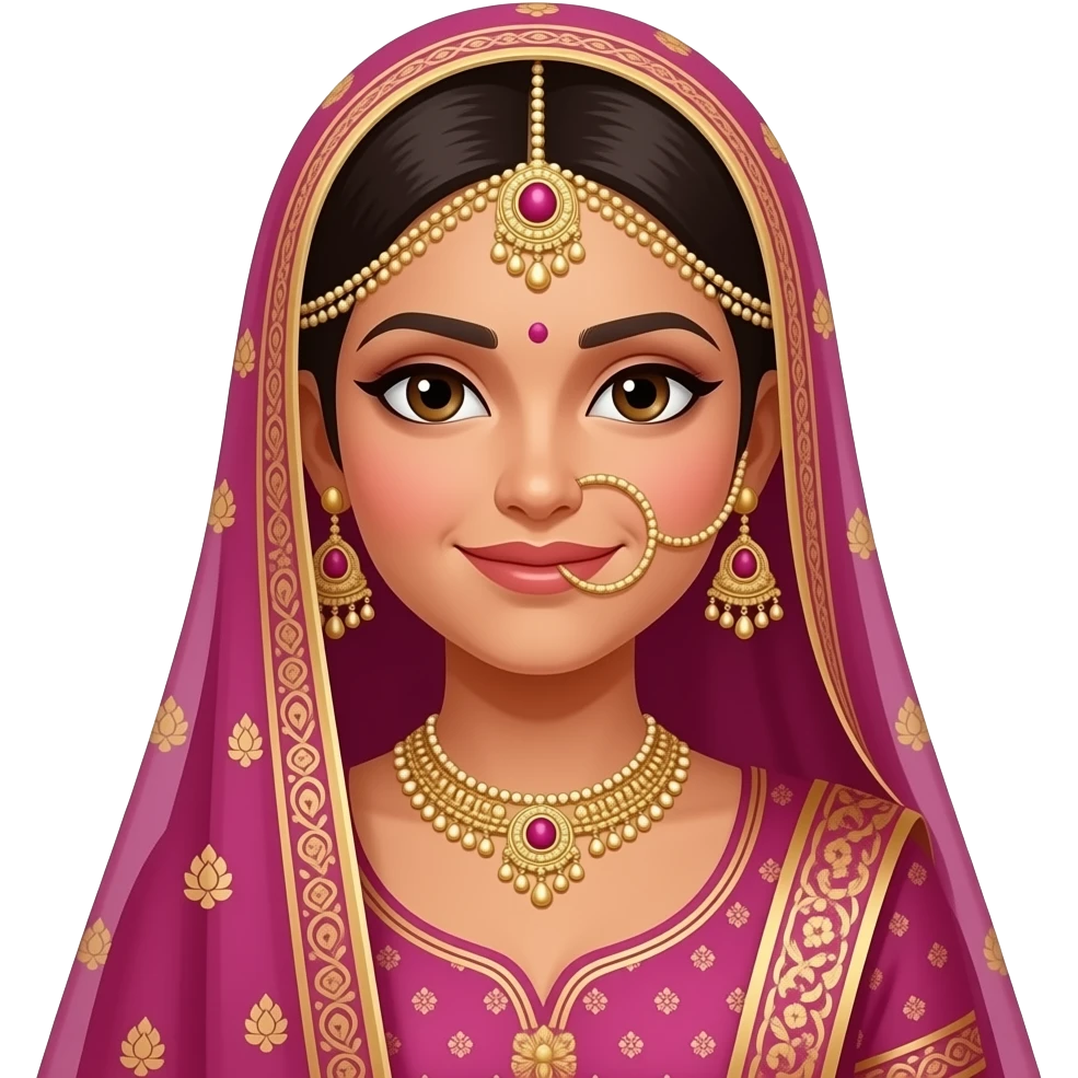 Rajasthani smart women emoji