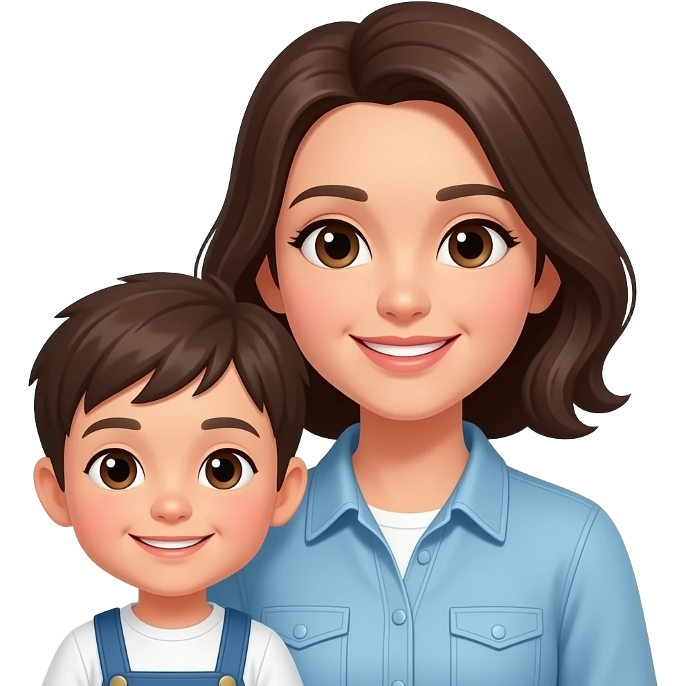 mom with child emoji