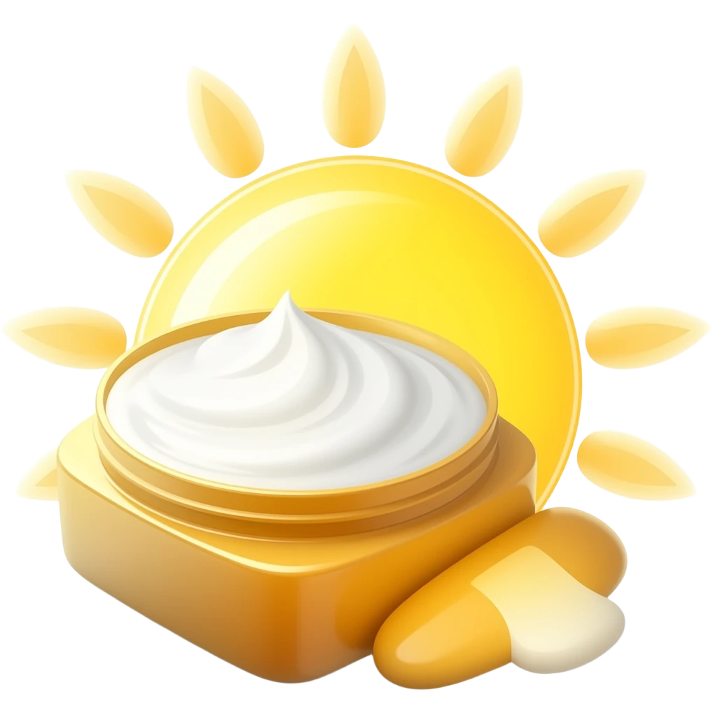 солнцезащитный крем emoji
