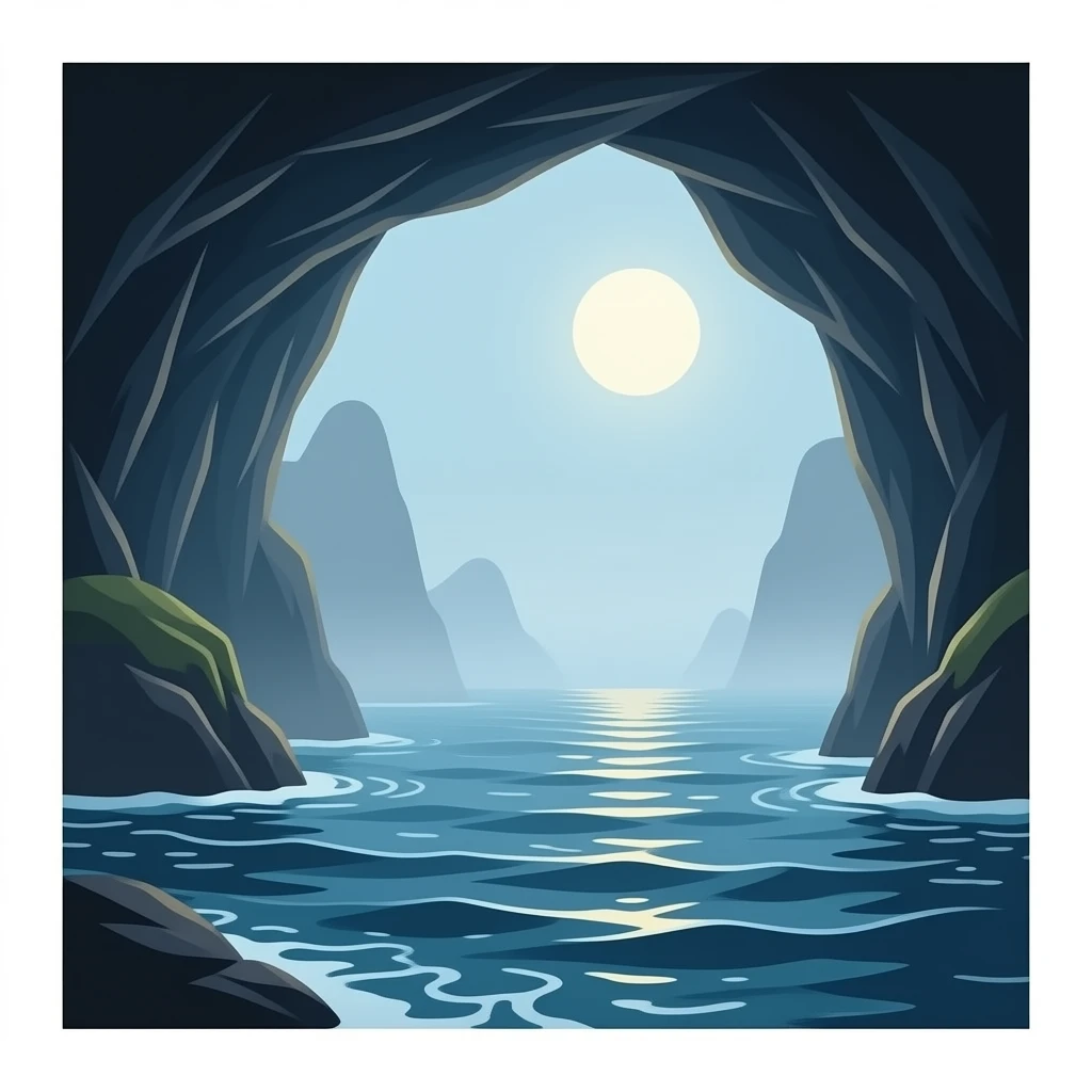 ocean cave emoji