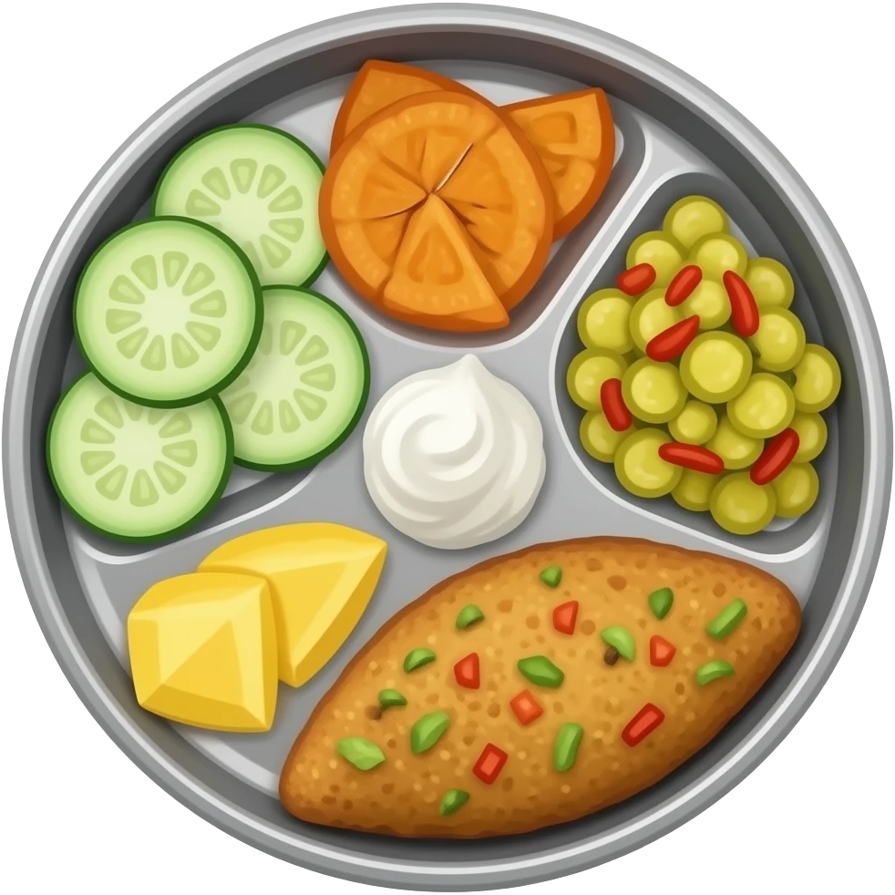 A veg punjabi thali emoji