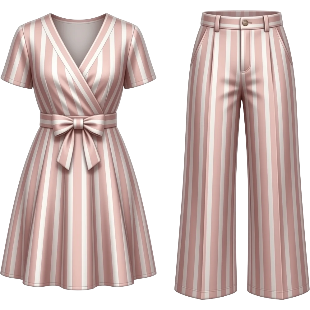 Women's dress and pants set emoji