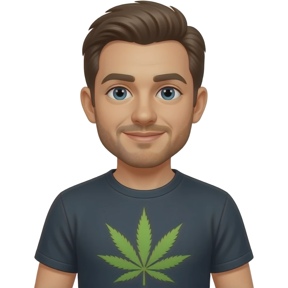 Stoner guy 420 emoji