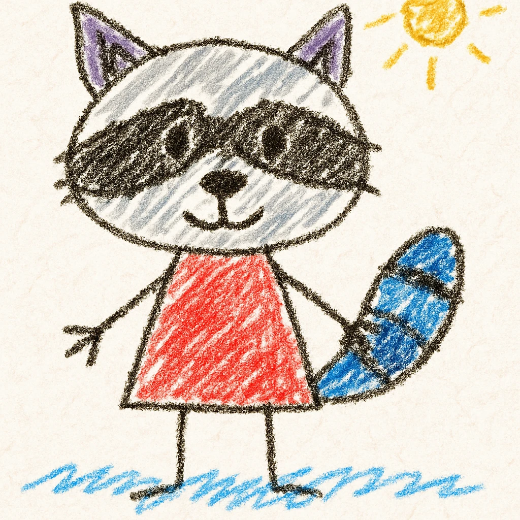 Raccoon emoji