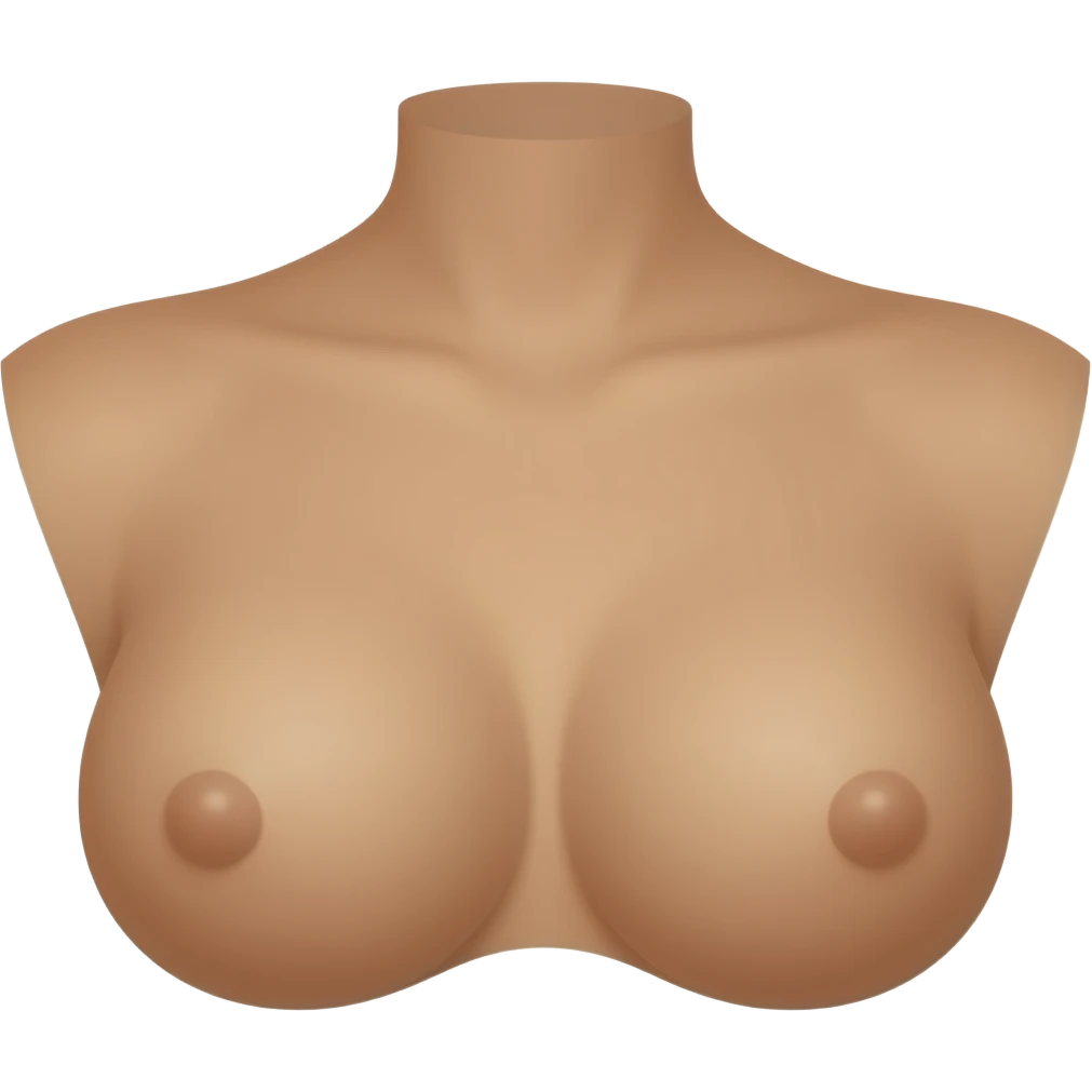 small boobies with out character and bra emoji