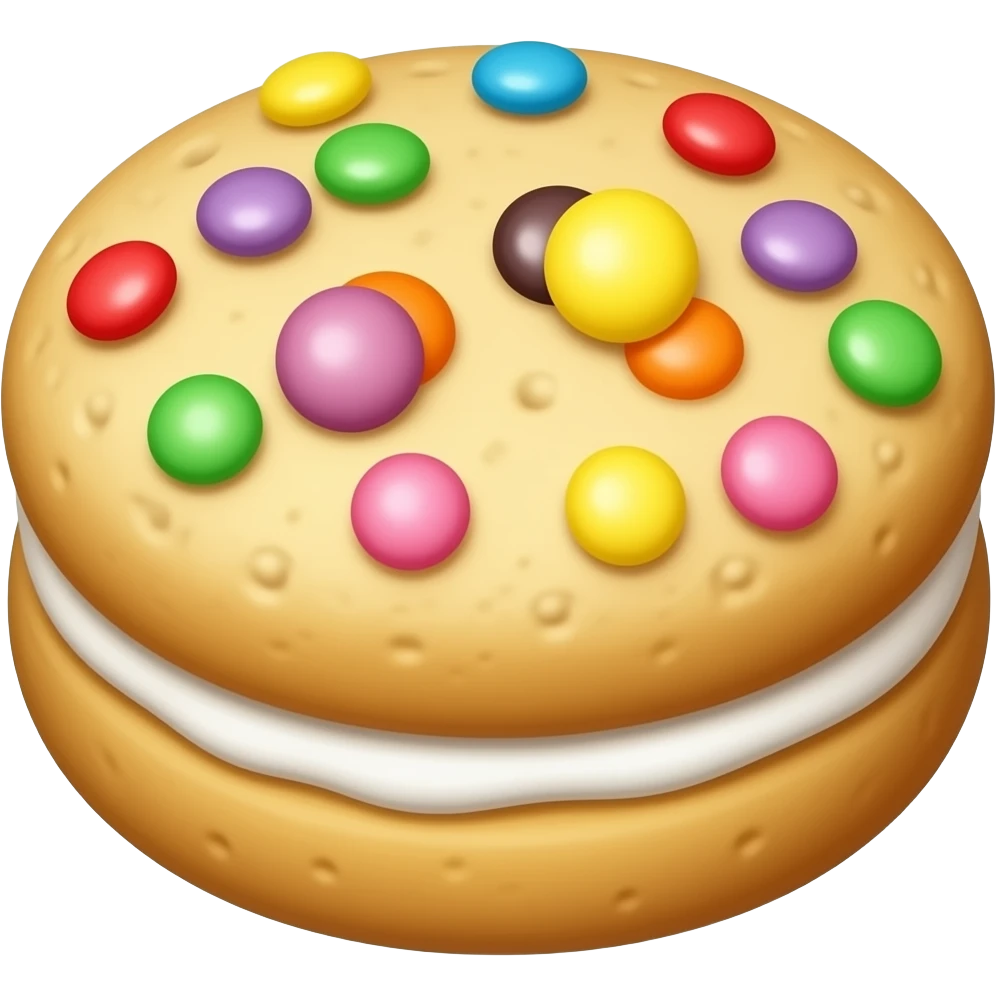 Biscuits whit smarties super mega woooooooooooooooooooooooooooooow emoji