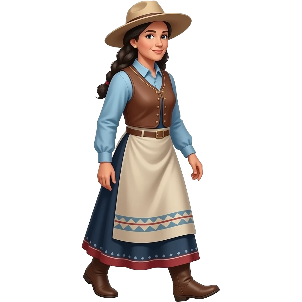 pioneer woman walking emoji