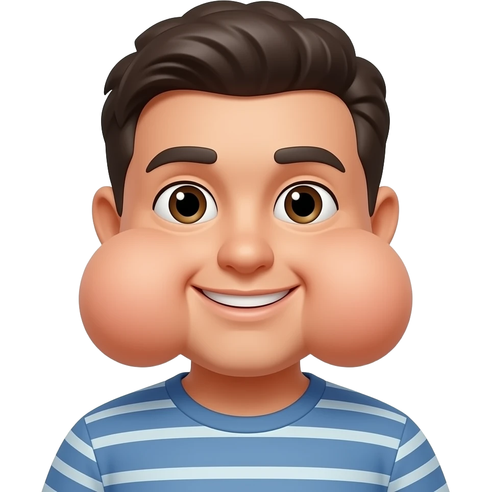 Emoji spreading cheeks emoji