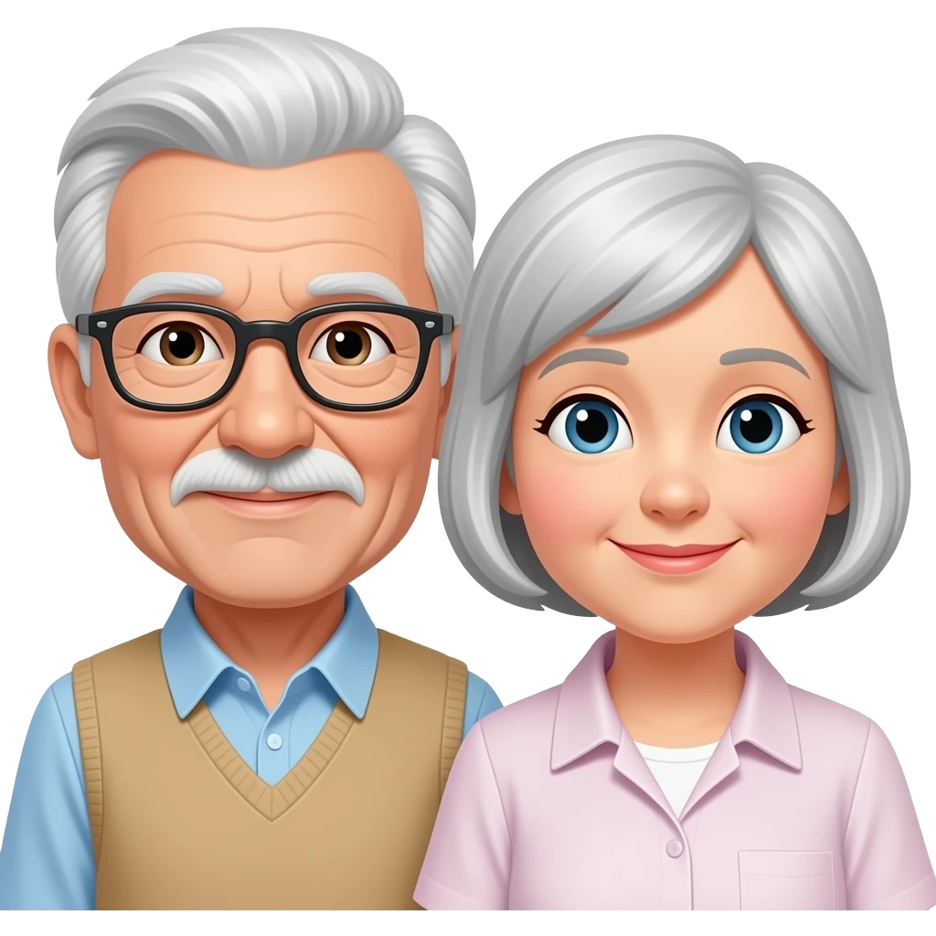 Pare Pareja de viejos emoji