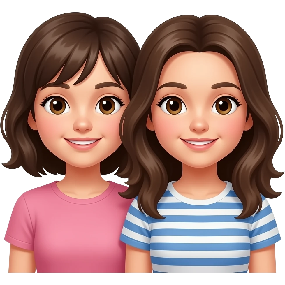 Genau und beide mädchen zusammen emoji