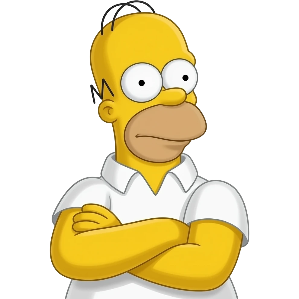 crossing arms homer emoji