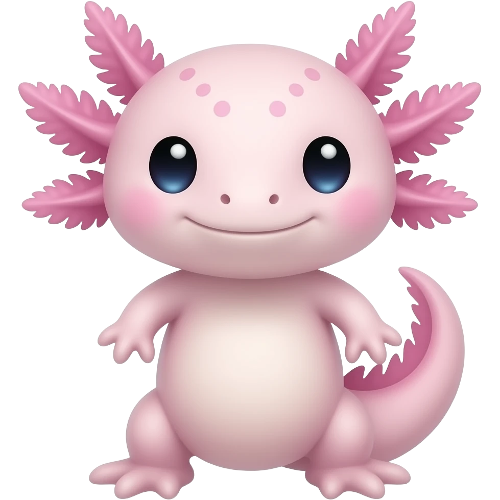 Cute Axolotl emoji emoji