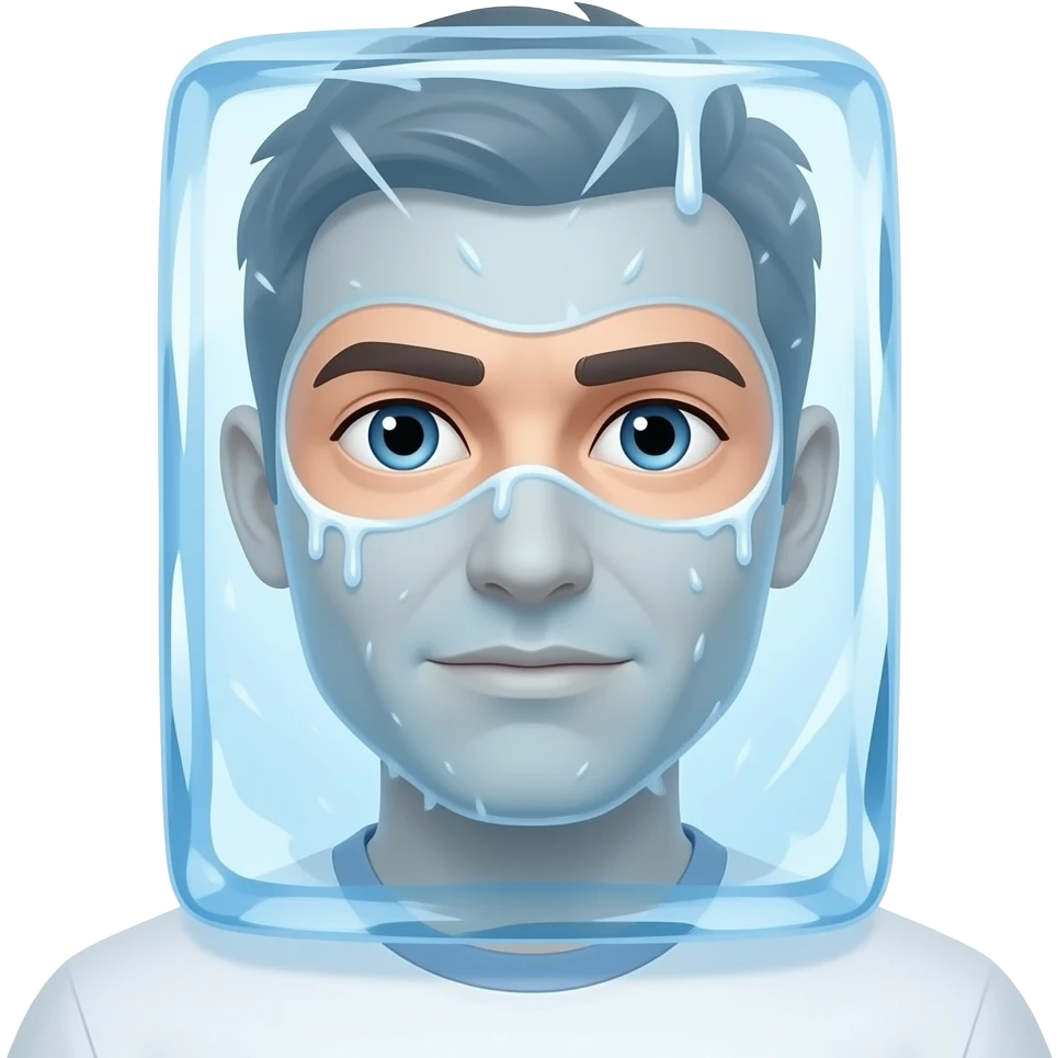 Why is the something around his face remove it I want him to have ice like 🥶this emojie emoji