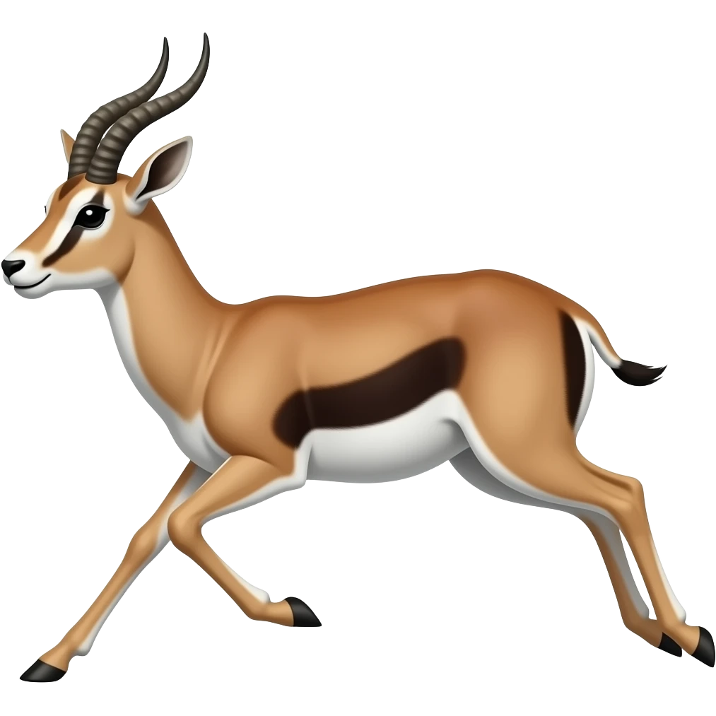 antelope running emoji