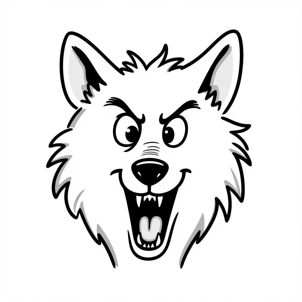 wolf teeth emoji