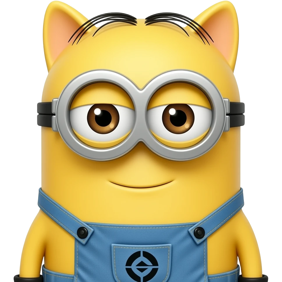Minion da senhora dos gatos emoji