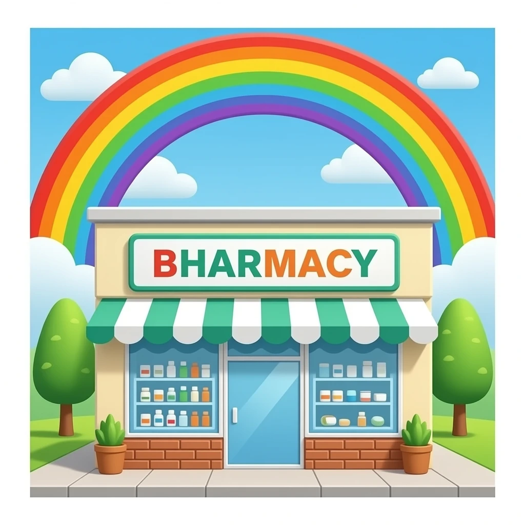Pharmacy Rainbow emoji