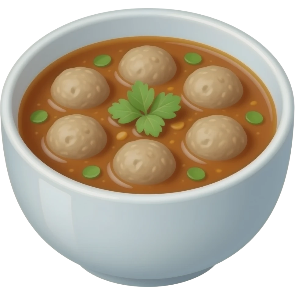 A Meatball Soup emoji