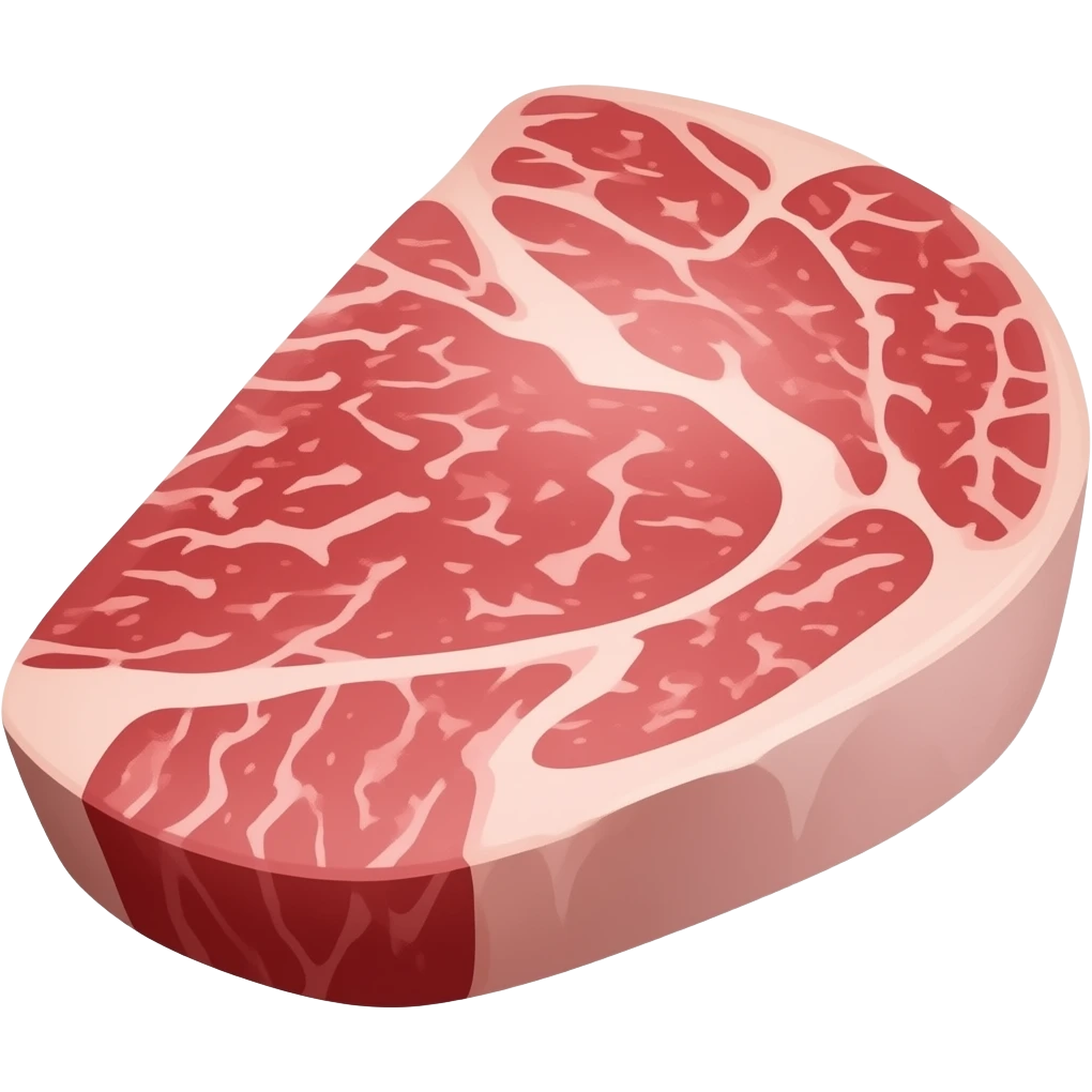 premium and expensive raw japanese wagyu A5 emoji
