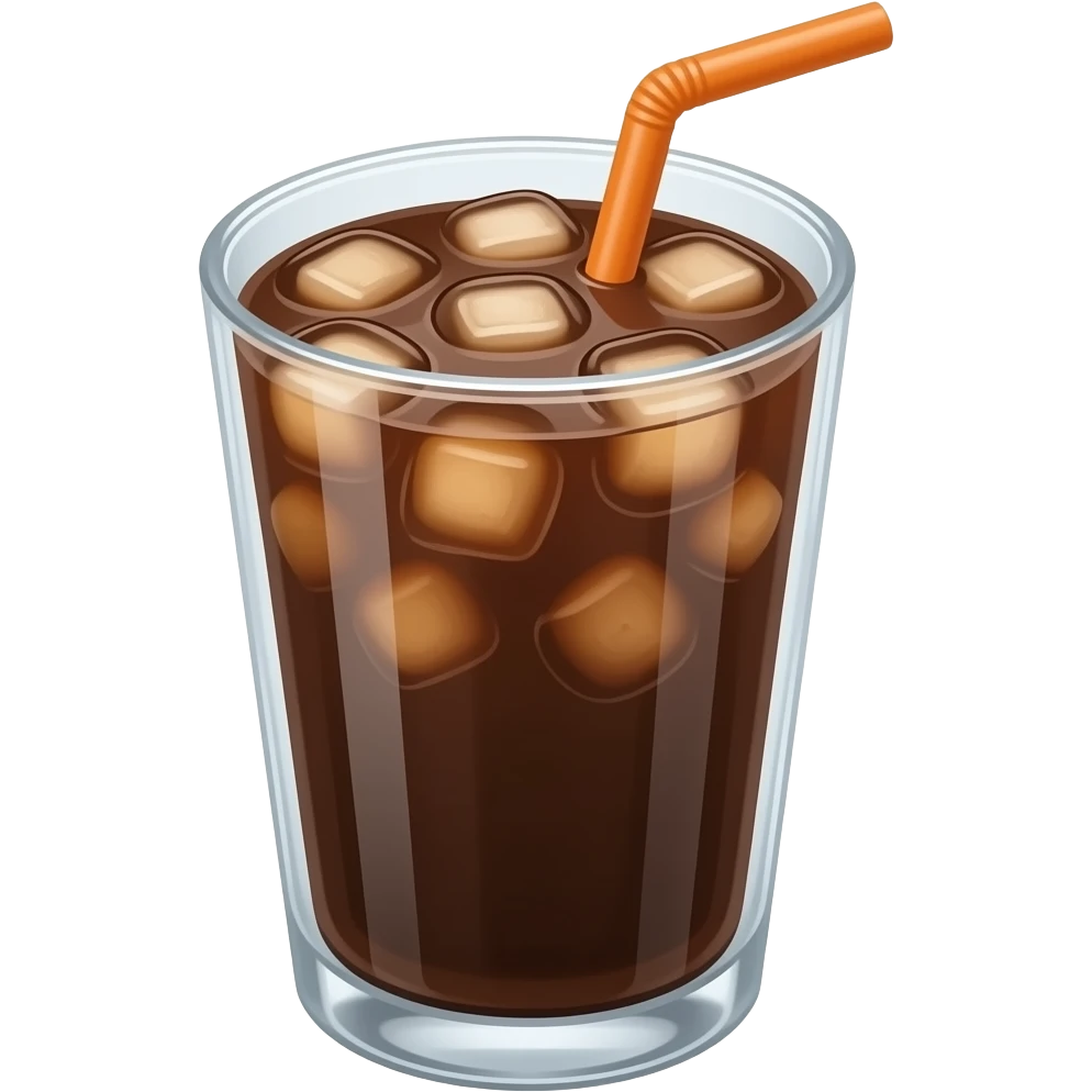 Dunkin iced choco emoji