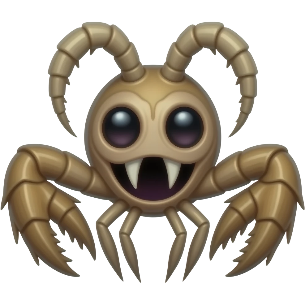 scary giant amphipod emoji