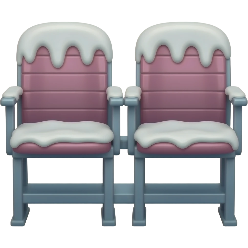 2 only, Iced frosted courtside seat emoji