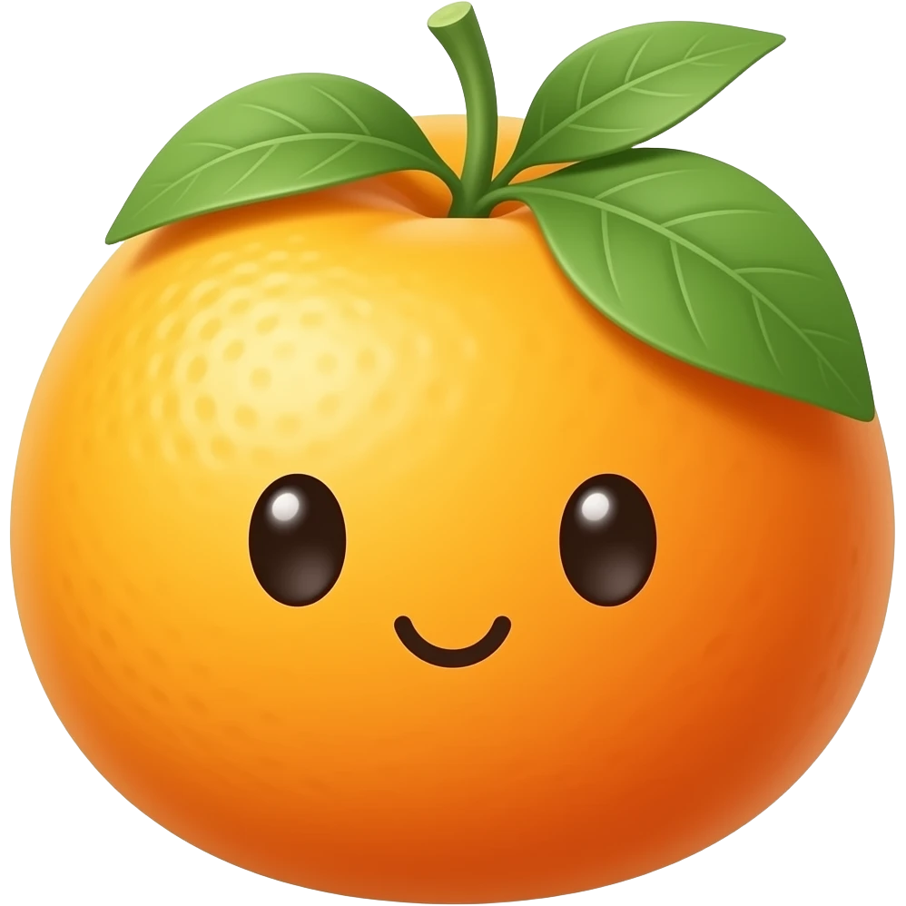 Kawaii osage oranage emoji