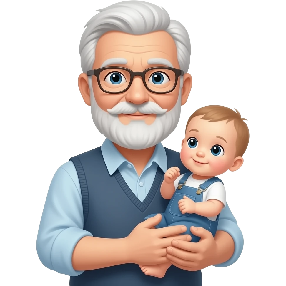 old mather-with-a-baby-in-his-arms emoji