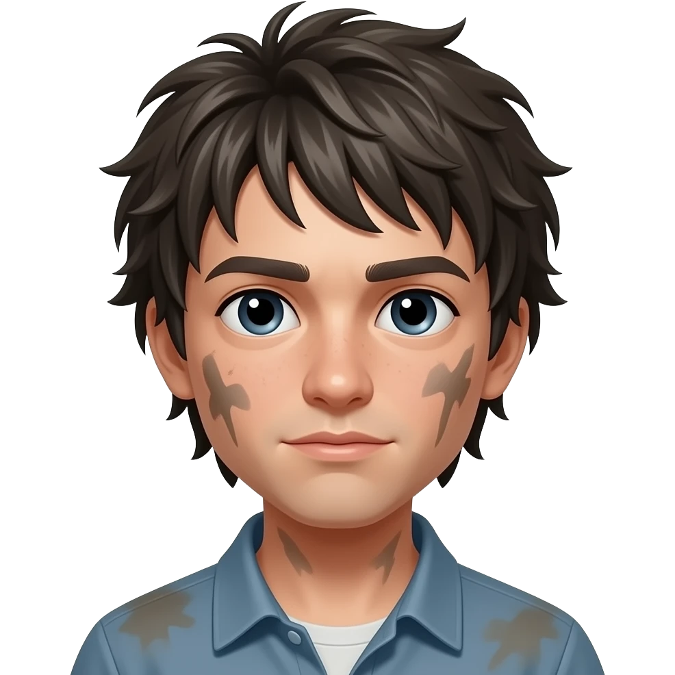 MUGGY AND DİRTY MESSY HAİR emoji