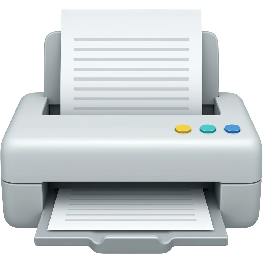 paper scan machine emoji