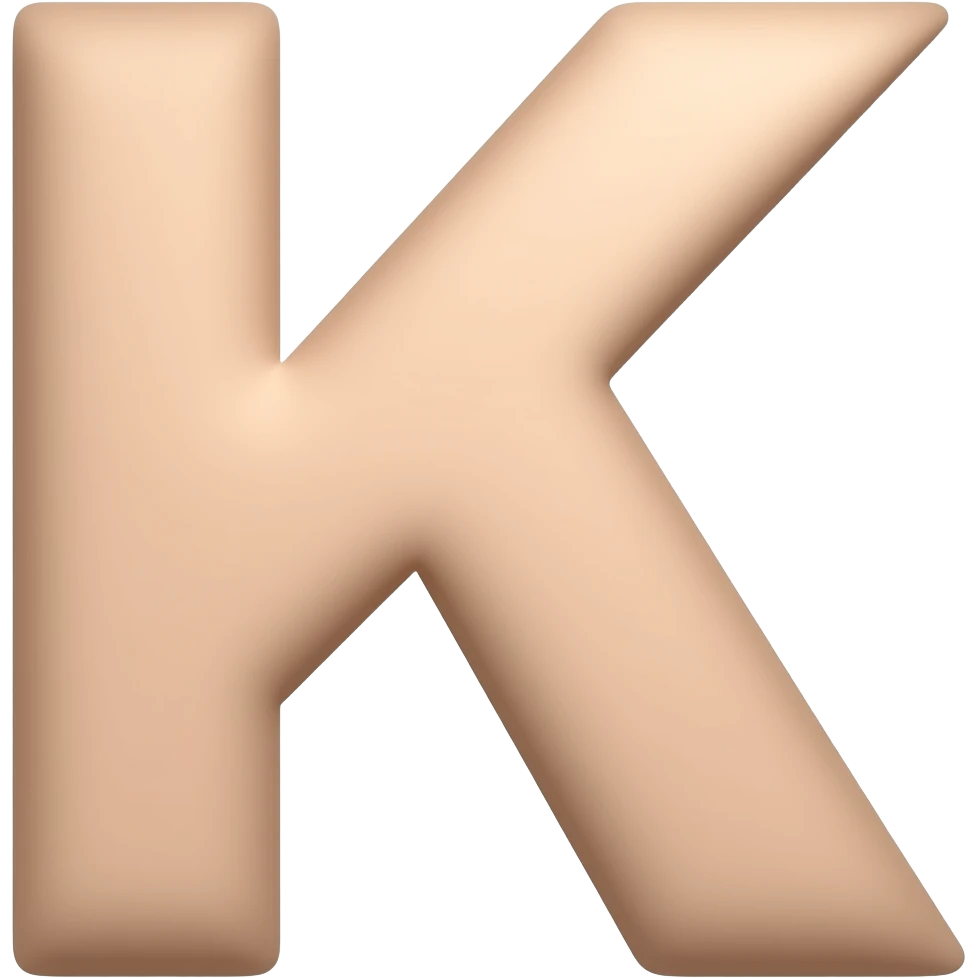 k with legs and with no arms emoji