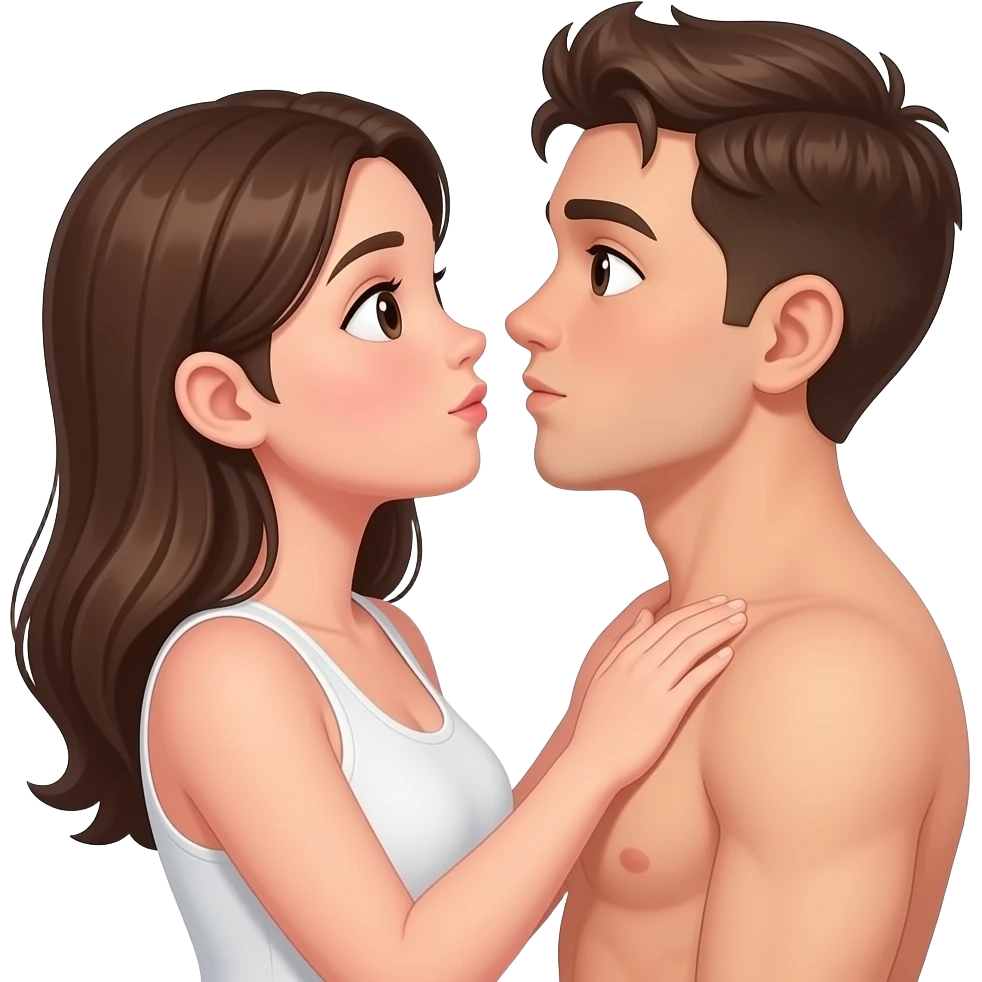 girl and boy having sex naked body revealed head to feat emoji