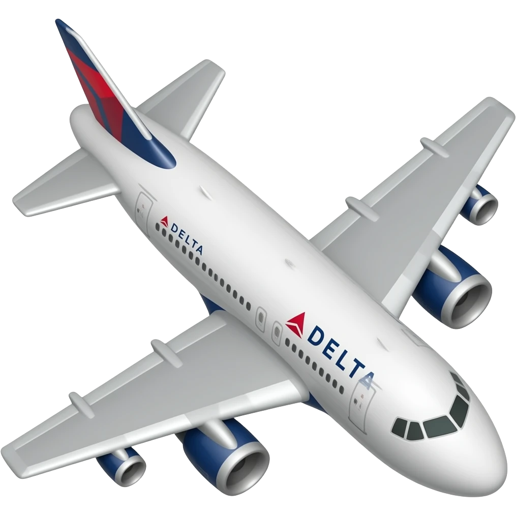 Delta Plane emoji