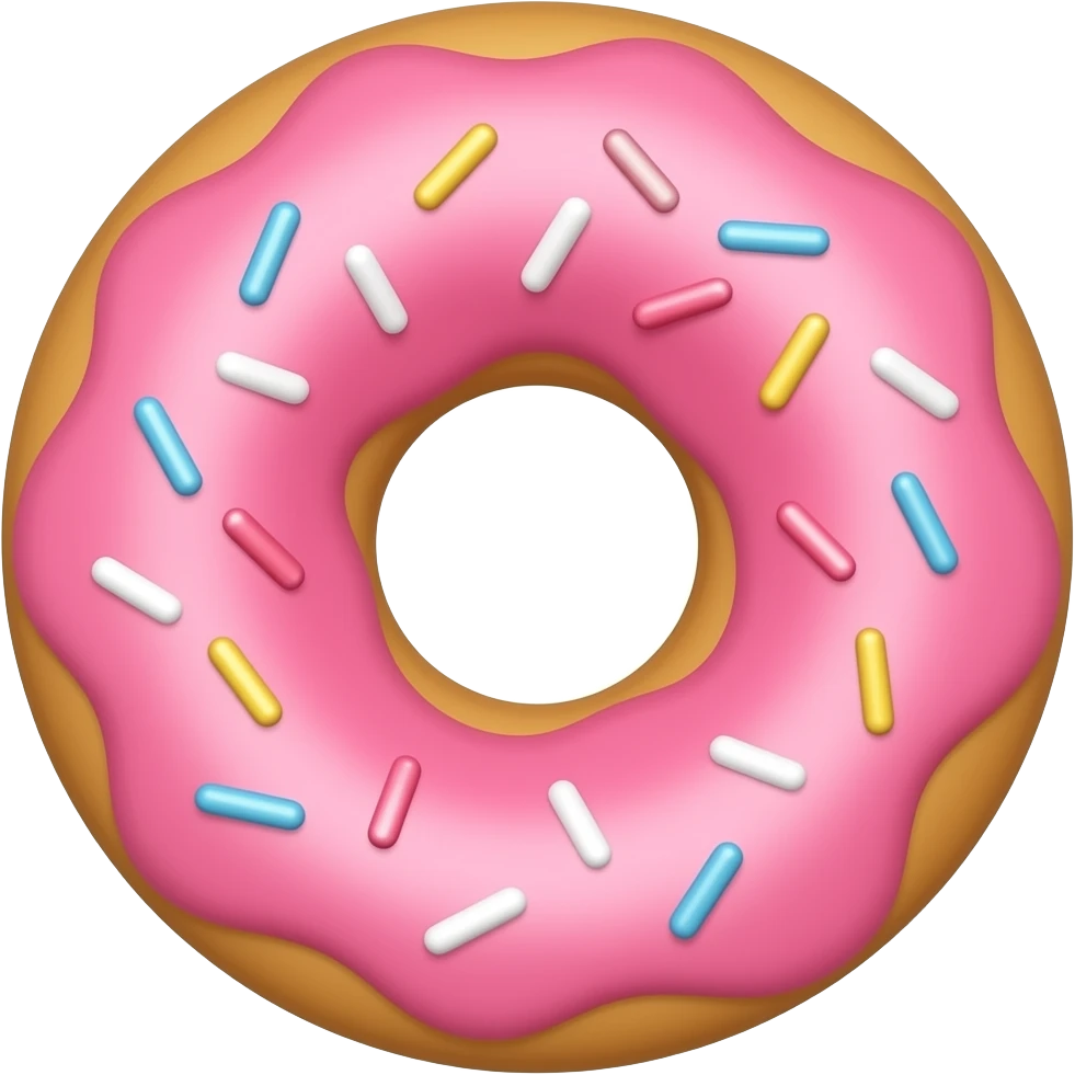 turn it into a doughnut emoji