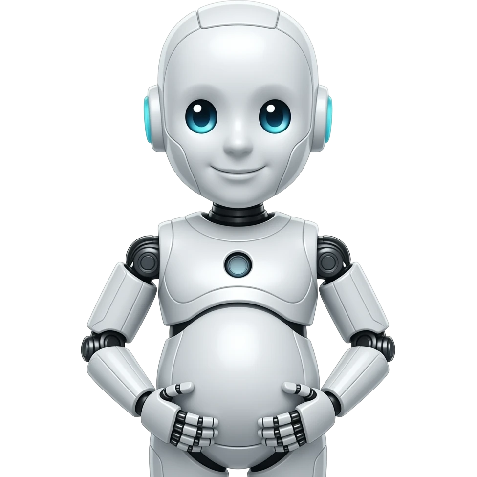 robô pregnant emoji