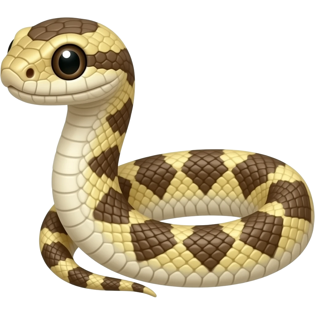 Small Baby snake emoji (full body) emoji