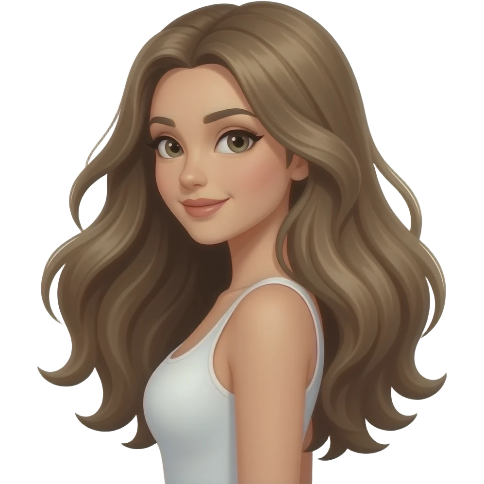 Woman FACING HER SIDE SHOWING OFF HER LONG, BEAUTIFUL, LUSCIOUS DARK BLONDE HAIR FULL BODY SHOWING hair to her ass length emoji