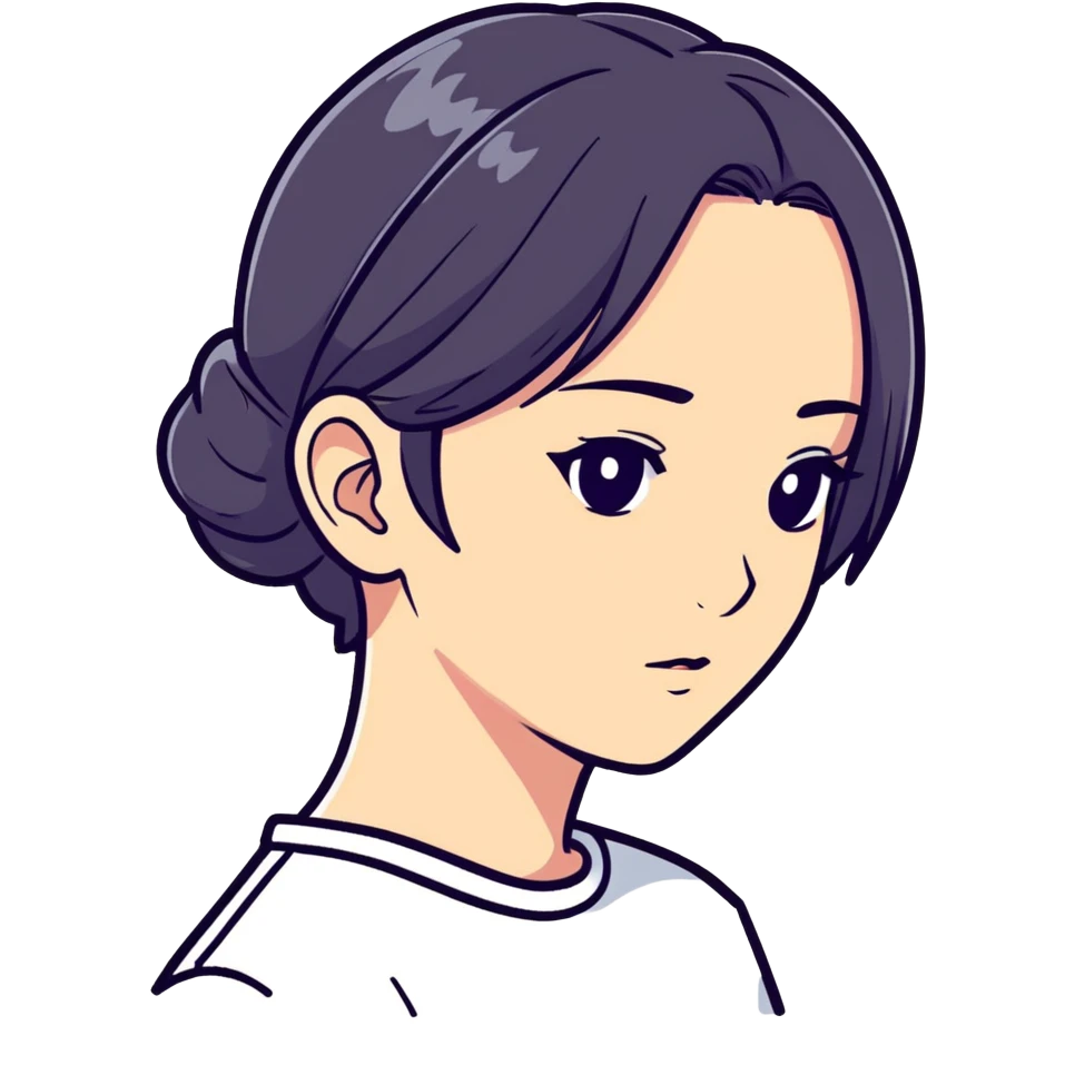 hair tucking behind the ear emoji