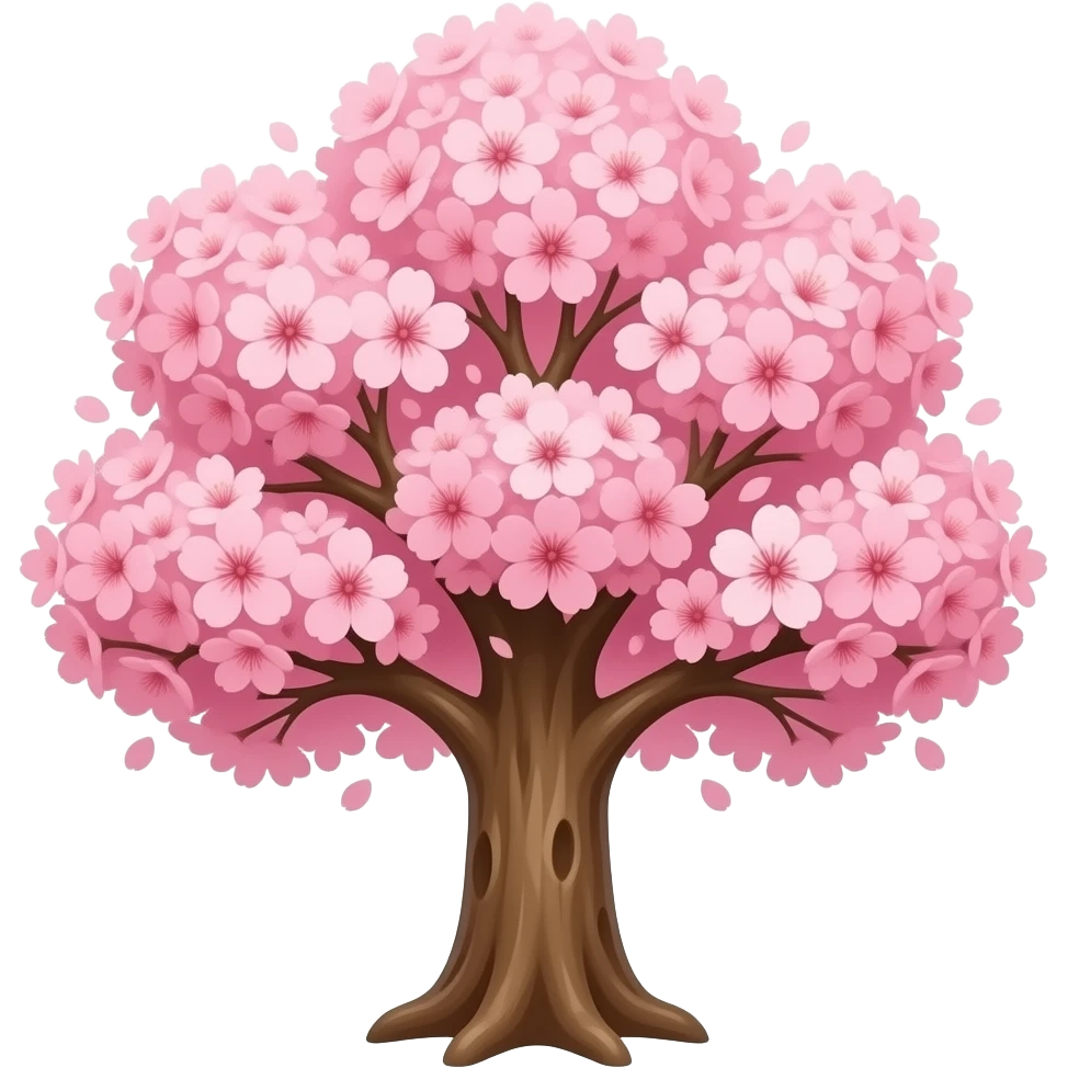 cherry blossom tree emoji