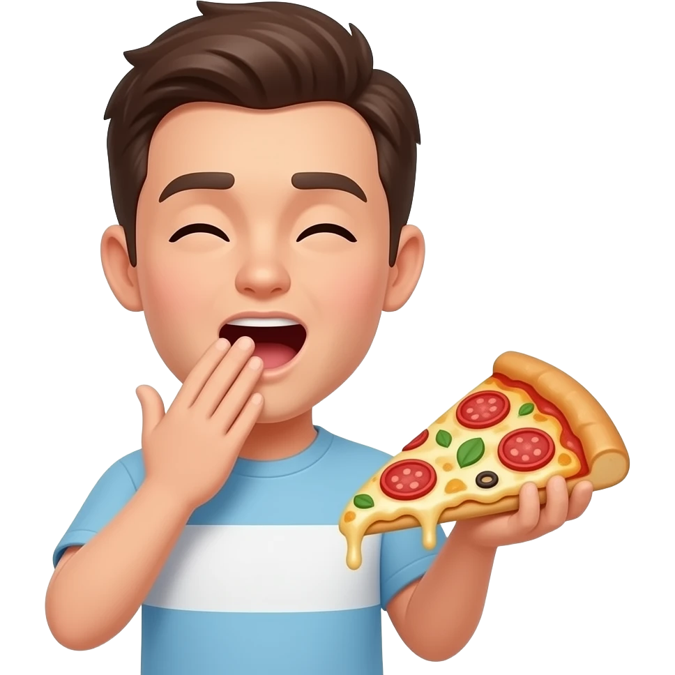 emoji bostezando mano en la boca pizza de tomvft n a L u47469354re emoji