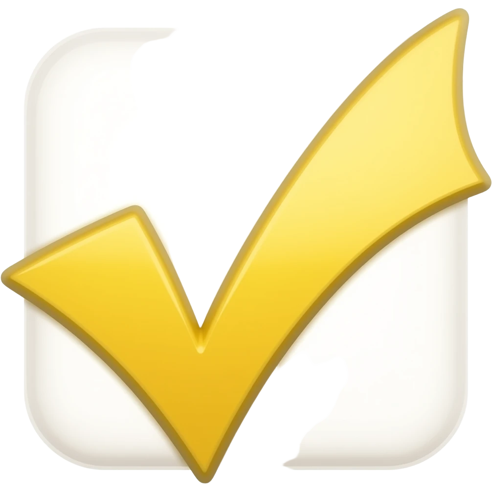 Centang Ikun kuning emoji