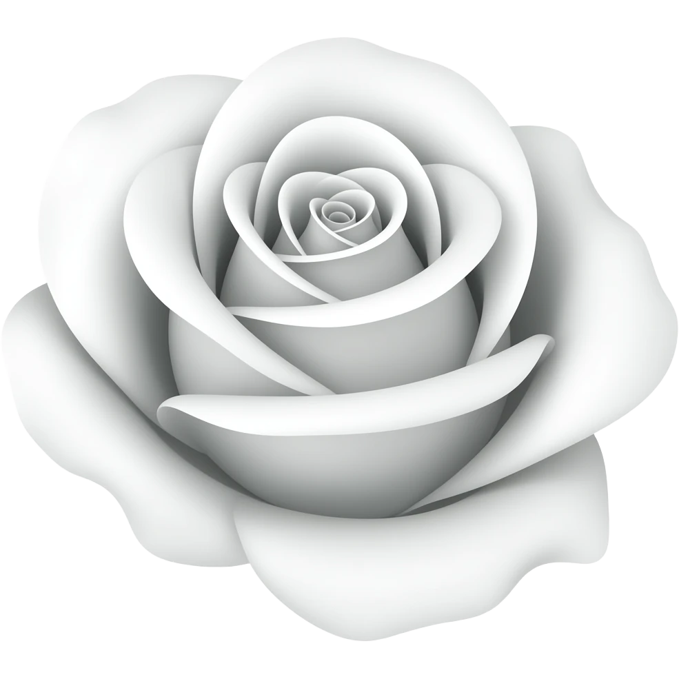 White rose emoji